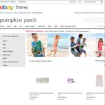 Up to 70% off @Pumpkinpatch eBay Store, Free Delivery When You Spend $30