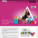 Foxtel Customers $30 Voucher to Use at TVSN Min Spend $50