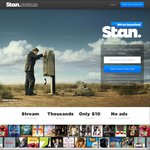 Stan movies and TV streaming has launched