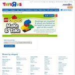 LEGO Duplo Make & Take Event - Toys R Us
