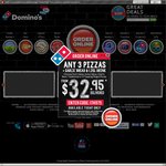 Domino's New Super Weekends, Any 3 Pizzas Delivered for $24 on Weekends