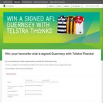 Win 1 of 18 Signed AFL Guernseys (1 Per Team) from Telstra