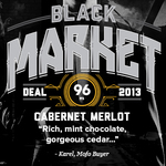 Vinomofo Black Market Cabernet Merlot 2013 $104.40/12 Pack + $9 Shipping