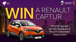 Win a Renault Captur Dynamique (Valued at $32,990) from SBS