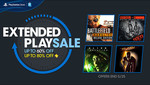 US PSN Extended Play Sale up to 80% off. EG: BF Hardline Deluxe USD $34.99 