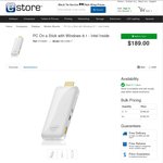 $189 PC on a Stick with Windows 8.1 Delivered @ eStore