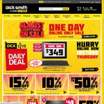 One Day Online Sale Dick Smith Electronics Online Certain Brands Excluded
