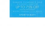 SPORTSCRAFT - Summer Clearance Sale @ Waterloo Clearance Store, Sydney
