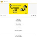 Scoot Airlines PER > SIN $119 One Way, SYD > SIN $189