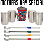 ecococoon Retro Chic 4 Cup Set $39.95 with FREE Gelati 4 Pack Strawspoons (Ex Shipping)