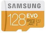 Samsung EVO 128GB MicroSD with Adapter US $43.22 (~AU $59) Delivered @ Amazon