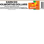 Spend $100, Get $10 Woolworths Dollars @ Woolworths (in-Store and Online, Excl Tasmania)