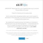 Win a $100 Restaurant Voucher (Restaurant of Your Choice) from Skillfox