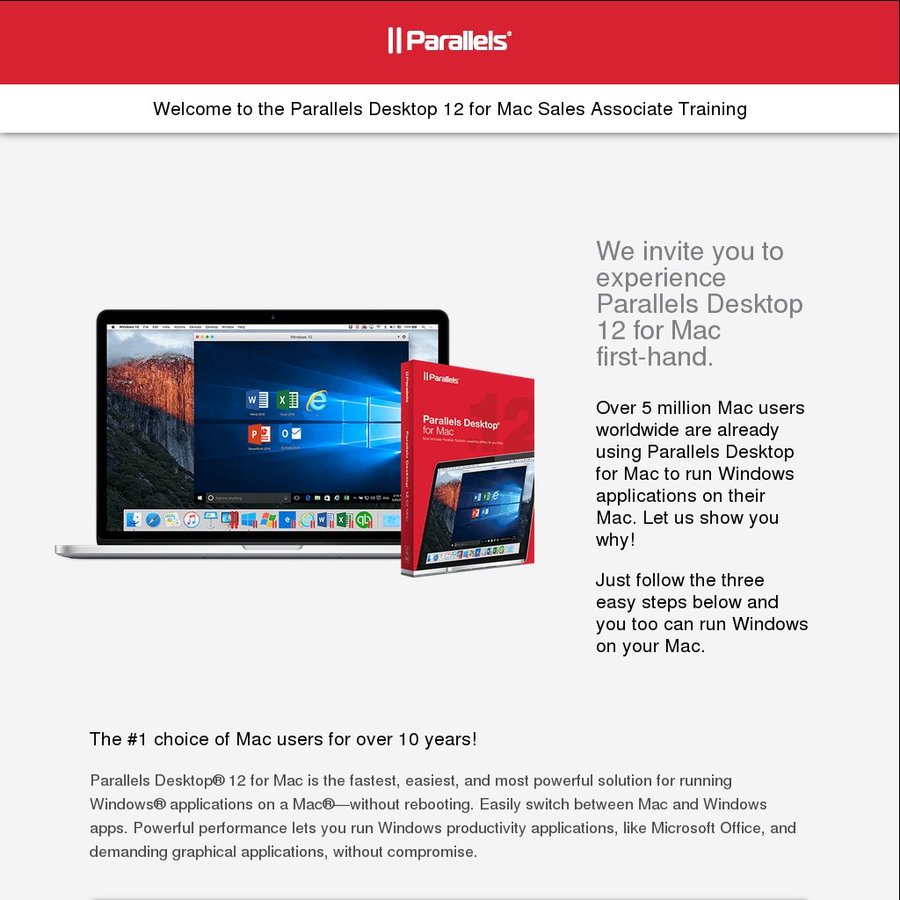 Using Parallels 12 For Mac