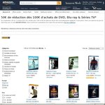 €50 off Orders over €100 on DVD, Blu-Ray & TV Series Purchases from Amazon.fr