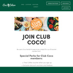 [NSW, QLD, WA] Free Coffee for Joining Club Coco @ Coco Cubano