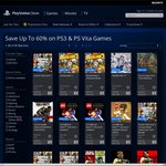 Up to 60% off on PS3 & PS Vita Games PlayStation Store (AUS)
