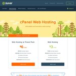 90% off New Zuver cPanel Web Hosting Services (Starting at 30c a Month for up to 1 Year)