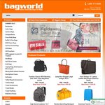 Extra $5 off Coupon Code When You Spend $49.95 or More @ Bagworld