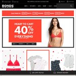 Bonds 40% off Site Wide - Ends Midnight + Free Shipping