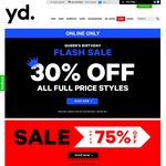 YD - 30% off Full Priced Items (Prices Already Applied). Free Shipping > $85