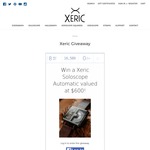 Win a Xeric Soloscope Automatic valued at US$600 from Xeric Watches