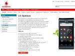 LG Optimus GT540 for $229 Outright Vodafone Soft Locked Unlocks for Free