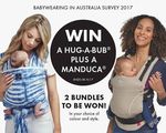 Win 1 of 2 Babywearing Bundles (Includes a Manduca and a Hug-a-Bub Wrap or Sling) [Complete a Survey on Babywearing]