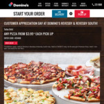Domino's Revesby South $3.95 Traditional & Value Pizzas (Pickup NSW)