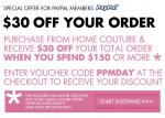 For Cooking Fanatics - Paypal Promo Code PPMDAY $30 off $150 purchase