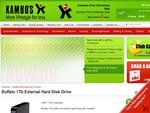 1TB External HDD Kambos $69