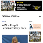 Win a Keep It Personal Varsity Wardrobe from Fashion Journal