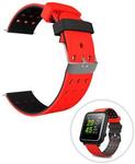 Silicone Replacement Strap for Xiaomi Huami Amazfit Bip (Red/Black) US $1.99 (AU $2.70) Shipped @ GeekBuying