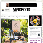 Win 1 of 2 Cellarmasters Organic Wine Cases Worth $120 from MiNDFOOD