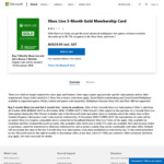 Xbox Live Gold - Buy 3 Months ($29.95), Get 3 Months Free @ Microsoft Store