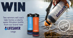Win 1 of 2 LifeSaver Liberty Water Filtration Bottles Worth $150 from Wild Earth