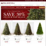 Up to 30% off Christmas Trees at Balsam Hill
