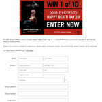 Win 1 of 10 Double Passes to Happy Death Day 2U Worth $40 from Seven Network