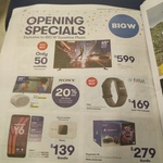 [QLD] Opening Special - Viano 65" 4k Smart TV $599, 20% off All Sony TVs and Audio @ Big W, Sunshine Plaza