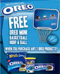 Coles - Free Mini Basketball Hoop and Ball with Purchase of Any 2 Oreo Products
