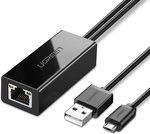 [Amazon Prime] Ethernet Adapter for Fire TV Stick, Fire TV, Chromecast (Ultra, 2, 1, Audio) $18.71 Delivered @ UGREEN Amazon AU