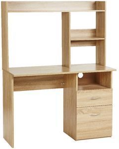 Study Desk Oak Or White Color 67 Officeworks C C Ozbargain