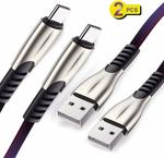 USB to Micro or Type C Charging & Data Cable 1m 2pk $11.69-$12.59 + Delivery (Free with Prime/ $49 Spend) @ LUOKE Amazon AU