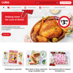 $18 off & Free Delivery for Orders over $150 @ Coles (New Customers)