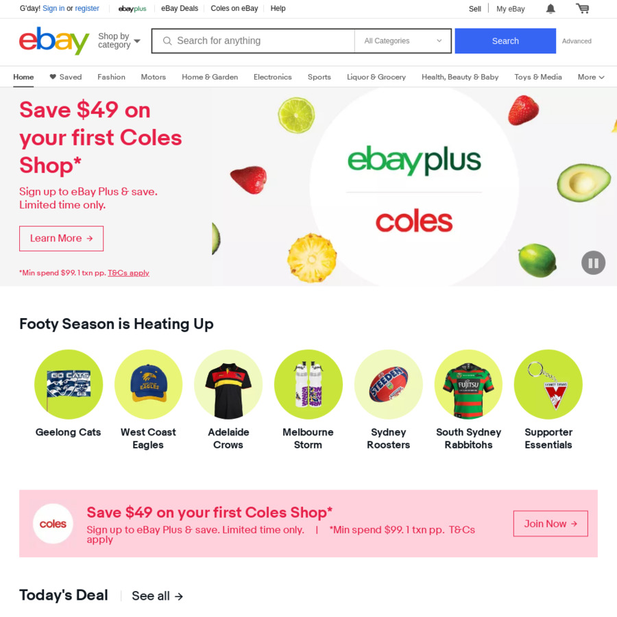 10% off Eligible Items (Min Spend $100, Max Discount $500) @ eBay ...