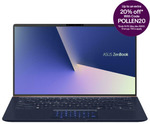 Asus ZenBook UX433FN 14" FHD Intel i5 512GB, 8GB, MX150, Win 10 Laptop $1343.20 Delivered @ Futu Online eBay