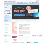 15% off Orders over $78 @ Quicklens