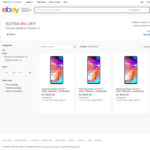 [eBay Plus] Samsung Galaxy A70 128GB (Black / White) $436.25 Delivered @ Mobileciti eBay