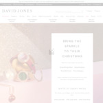 20% off Fashion, Shoes, Accessories, Toys & Homewares | 10% off Food, Electrical & Audiovisual @ David Jones