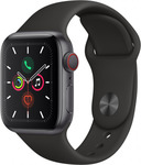 Apple Watch Series 5 Space Grey Aluminium Case with Black Sport Band 40mm GPS + Cellular $736 C&C /+ Delivery @ Harvey Norman